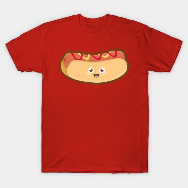 Kawaii Hotdog T-Shirt by KawaiiNir